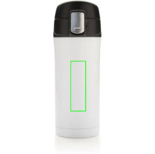 blanco Taza al vacío de acero inoxidable reciclado RCS