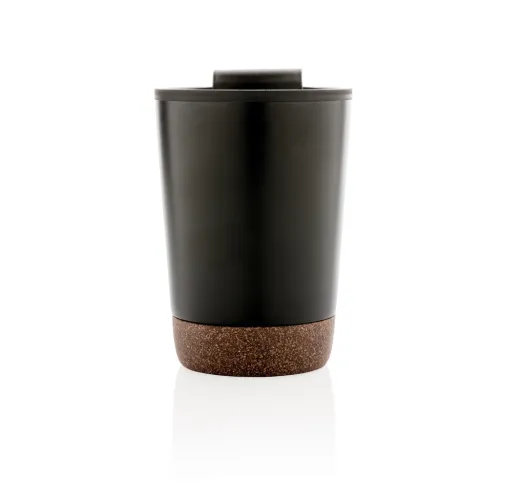 negro Taza de café de corcho y acero inoxidable GRS RPP
