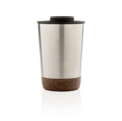 plata Taza de café de corcho y acero inoxidable GRS RPP