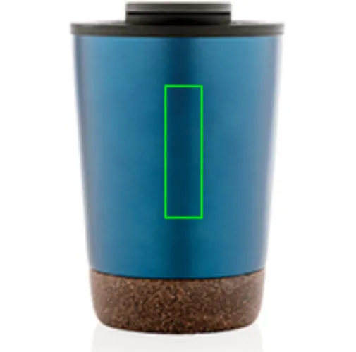 azul Taza de café de corcho y acero inoxidable GRS RPP