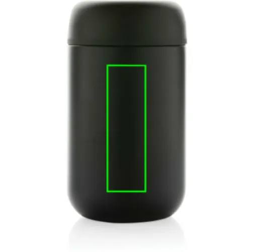 negro Vaso de acero inoxidable reciclado certificado Brew RCS