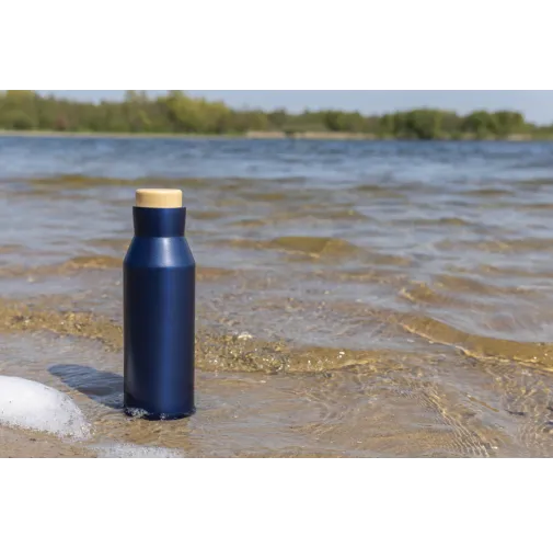 Botella al vacío acero inoxidable reciclado certificado RCS