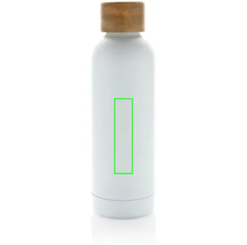 Botella Wood de acero inoxidable reciclado certificado RCS