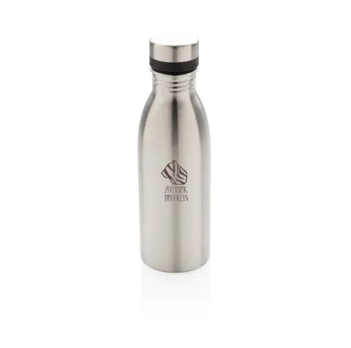 Botella de agua de lujo de acero inoxidable reciclado RCS