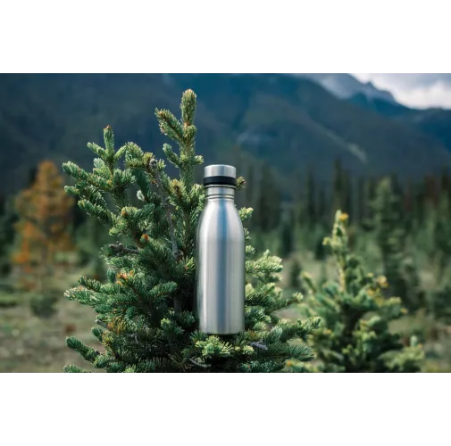 Botella de agua de lujo de acero inoxidable reciclado RCS