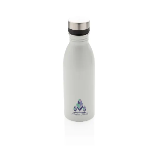 Botella de agua de lujo de acero inoxidable reciclado RCS