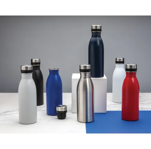 Botella de agua de lujo de acero inoxidable reciclado RCS