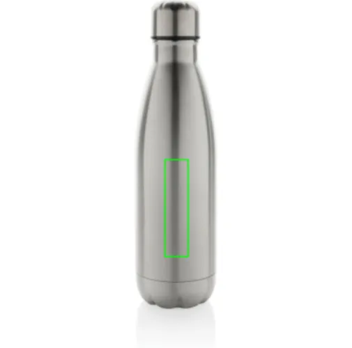 Botella Eureka de pared simple de acero y certificación RCS