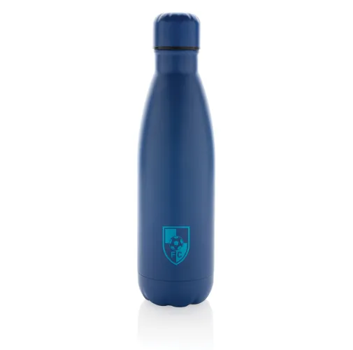 Botella Eureka de pared simple de acero y certificación RCS