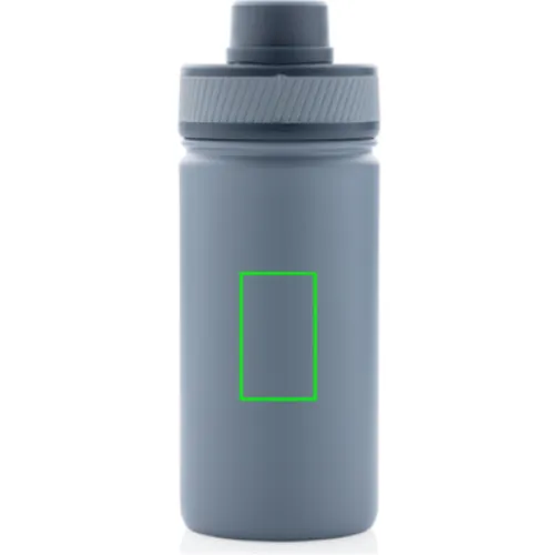 Botella de acero inoxidable al vacío con tapa deportiva 550m