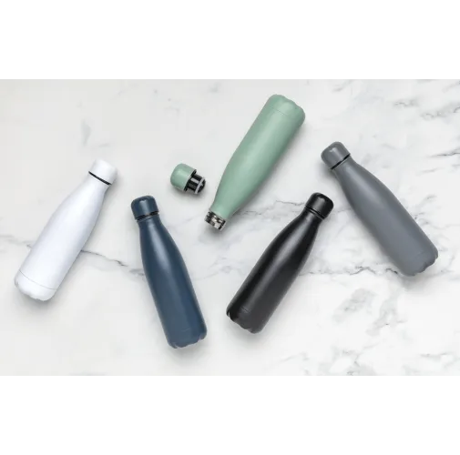 Botella de acero inoxidable al vacío de color sólido 500ml