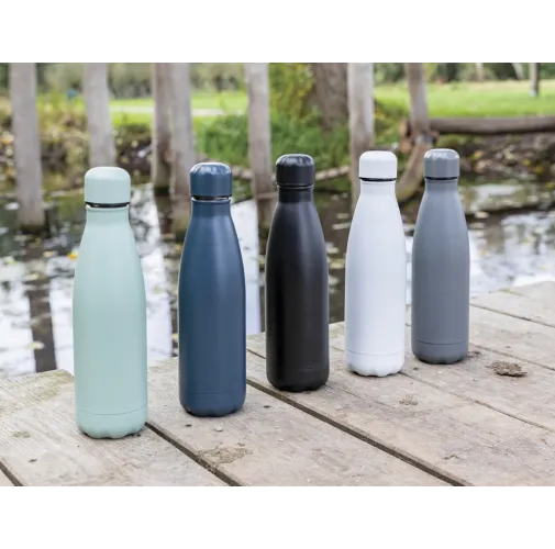 Botella de acero inoxidable al vacío de color sólido 500ml