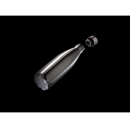 Botella de acero inoxidable aislada al vacío