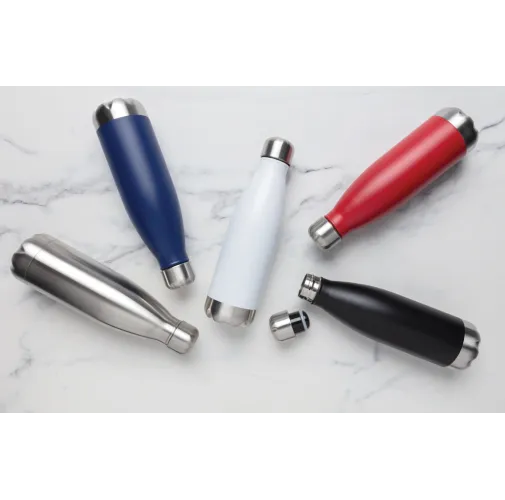 Botella de acero inoxidable aislada al vacío