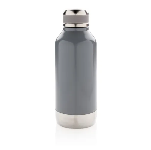 Botella al vacío antigoteo con placa para logo