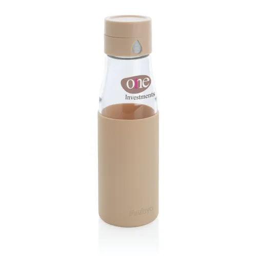 Botella de hidratación de vidrio Ukiyo con funda