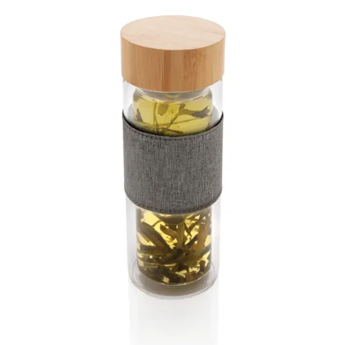 Botella Impact de vidrio de borosilicato de doble pared