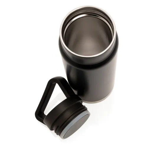 Botella al vacío antigoteo con asa