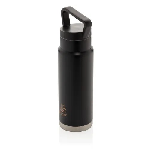 Botella al vacío antigoteo con asa