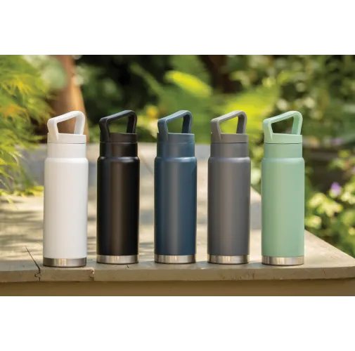 Botella al vacío antigoteo con asa