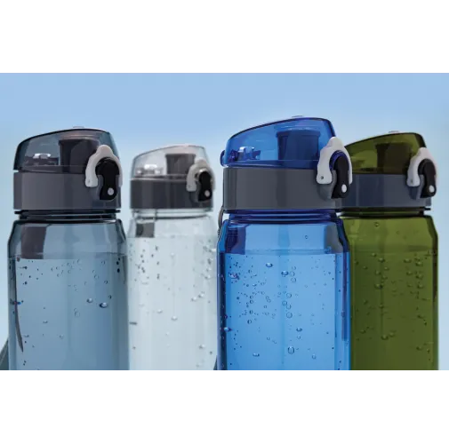 Botella de agua Yide antigoteo de PET reciclado RCS 600ML