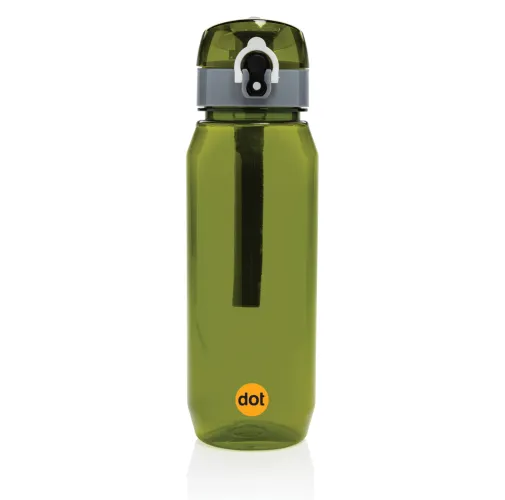 Botella de agua Yide antigoteo PET reciclado RCS 800 ml