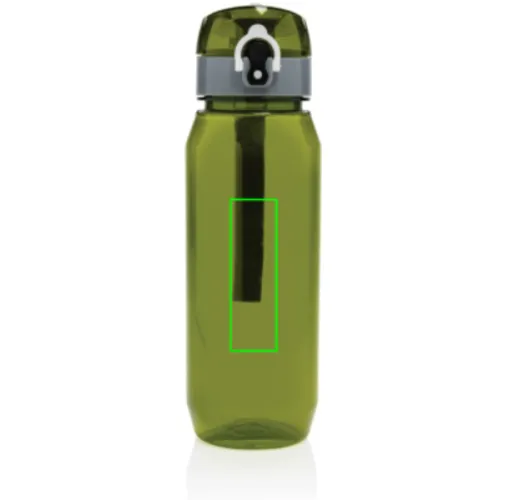 Botella de agua Yide antigoteo PET reciclado RCS 800 ml