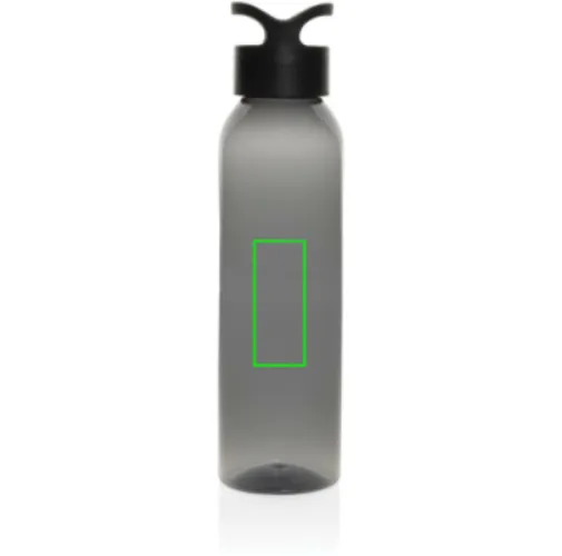 negro Botella de agua reciclada Oasis RCS 650 ml