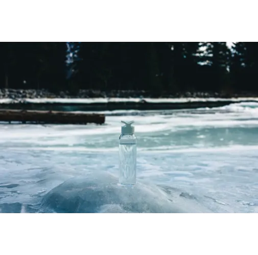 blanco Botella de agua reciclada Oasis RCS 650 ml