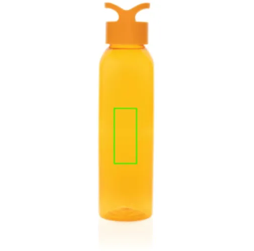 naranja Botella de agua reciclada Oasis RCS 650 ml