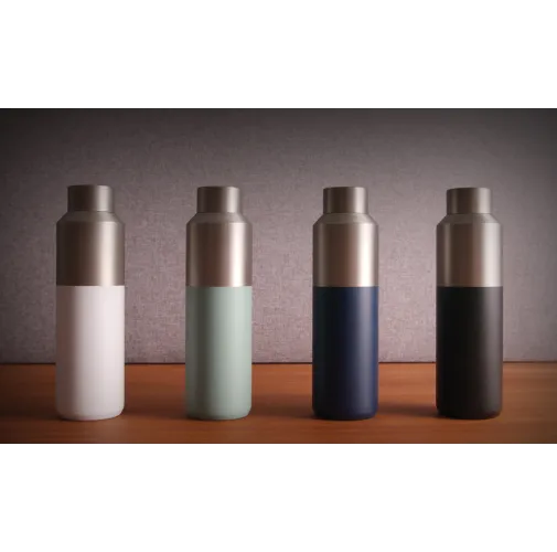 Botella de agua Fluid acero reciclado certificado RCS 600 ml