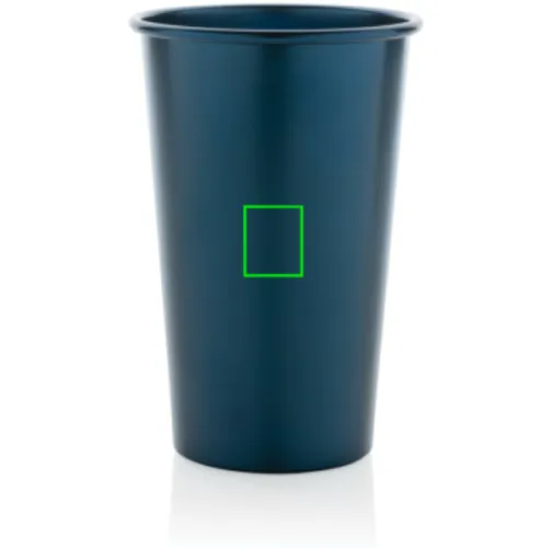 Vaso ligero Alo RCS aluminio reciclado 450 ml