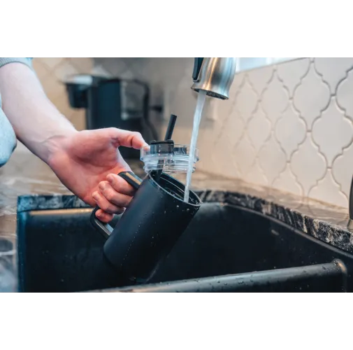 Taza Cube de acero reciclado RCS 800ml.