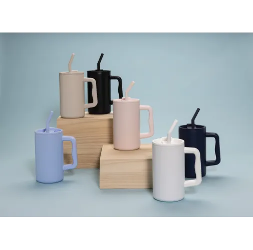 Taza Cube de acero reciclado RCS 800ml.