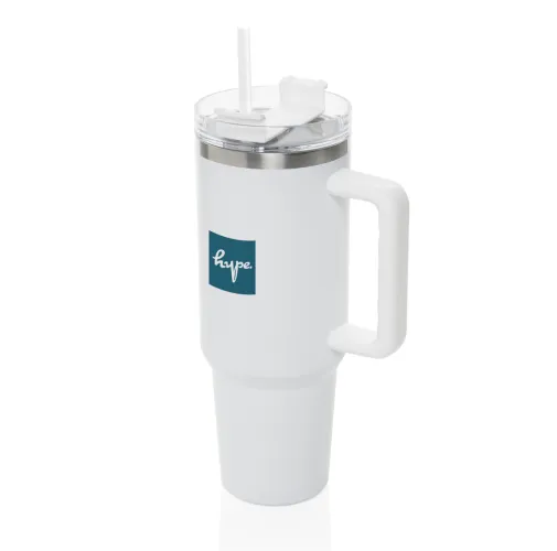 blanco Vaso de acero reciclado RCS Peakflow 1200 ml