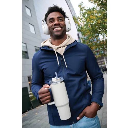 blanco Vaso de acero reciclado RCS Peakflow 1200 ml