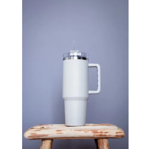 blanco Vaso de acero reciclado RCS Peakflow 1200 ml