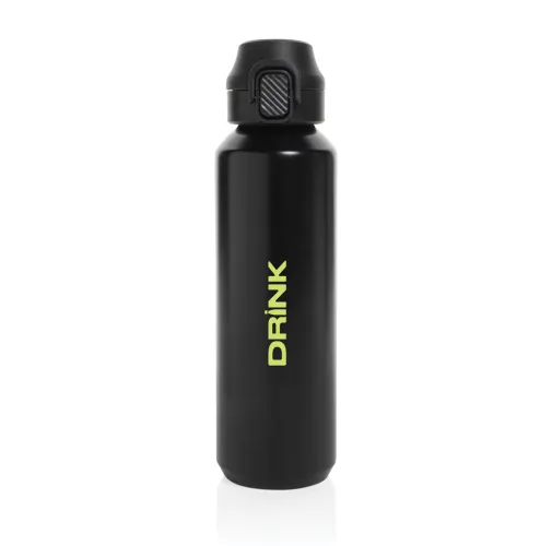 Botella deportiva Via RCS Re-steel con tapa bloqueable 600ML