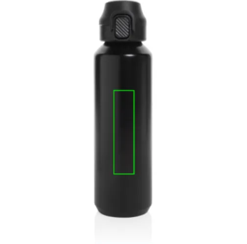 Botella deportiva Via RCS Re-steel con tapa bloqueable 600ML