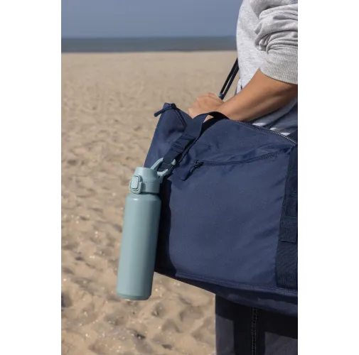 Botella deportiva Via RCS Re-steel con tapa bloqueable 600ML