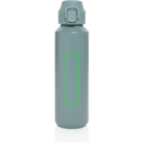 Botella deportiva Via RCS Re-steel con tapa bloqueable 600ML