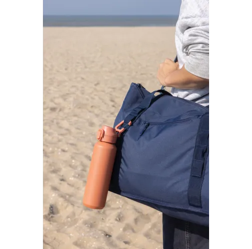 Botella deportiva Via RCS Re-steel con tapa bloqueable 600ML