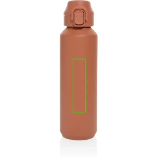 Botella deportiva Via RCS Re-steel con tapa bloqueable 600ML