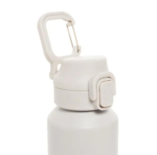 Botella deportiva Via RCS Re-steel con tapa bloqueable 600ML