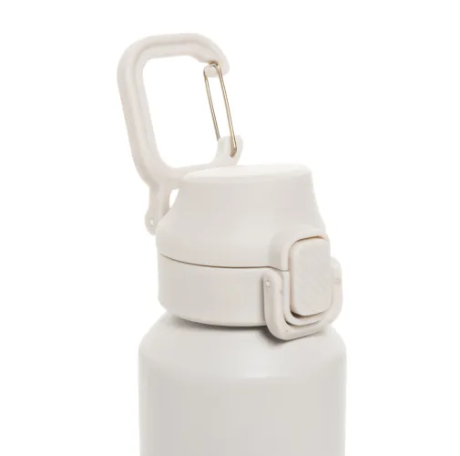 Botella deportiva Via RCS Re-steel con tapa bloqueable 600ML