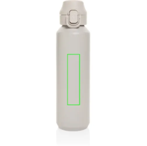 Botella deportiva Via RCS Re-steel con tapa bloqueable 600ML