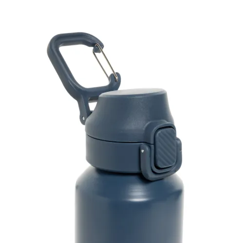 Botella deportiva Via RCS Re-steel con tapa bloqueable 600ML