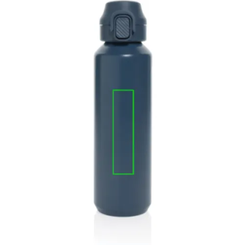 Botella deportiva Via RCS Re-steel con tapa bloqueable 600ML