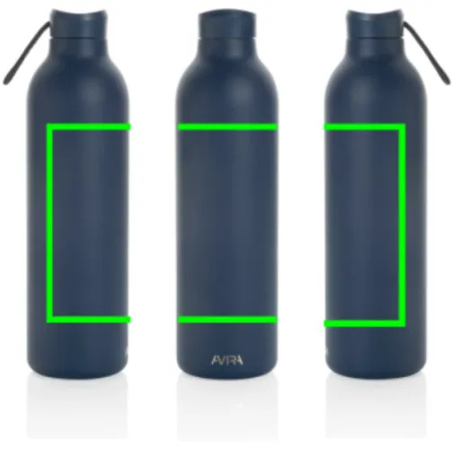 Botella Avira Avior 1L de acero RCS