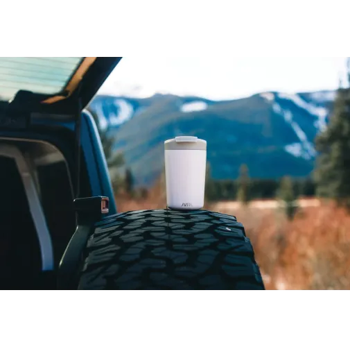 blanco Taza Avira Alya RCS de acero 300 ml